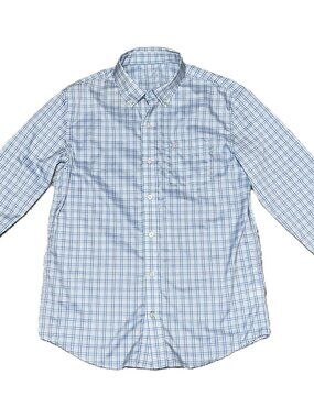 Preppy Coastalcore Fishing Southern Tide Long-sleeve Plaid Shirt Youth Boys XL